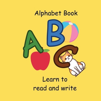Paperback Alphabet Book: Learn to read and write Book