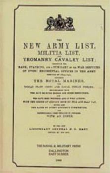 Paperback Hart OS Army List 1895 Book