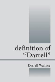 Paperback Definition of Darrell Book