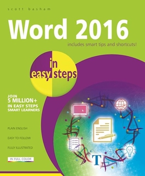 Paperback Word 2016 in Easy Steps Book