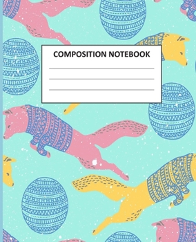Paperback Composition Notebook: Wide Ruled Line Class Notebook, School Notebook, Homes School Notebook, Gift for Kids, Students, Teens, 7.5 x 9.25 inc Book