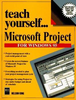 Paperback Teach Yourself...Microsoft Project for Windows 95 Book