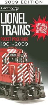 Paperback Greenberg's Guides to Lionel Trains Pocket Price Guide: 1901-2009 Book