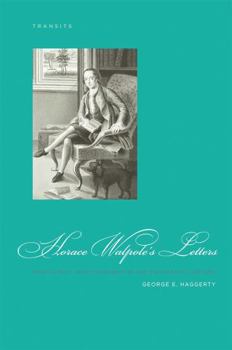 Hardcover Horace Walpole's Letters: Masculinity and Friendship in the Eighteenth Century Book