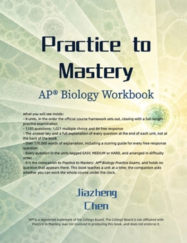 Paperback Practice to Mastery: AP Biology Workbook Book