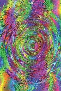 Journal: Trippy Abstract Volume 19 Lined Notebook: 110 Blank Lined (6x9) Pages to Jot Down Your Thoughts