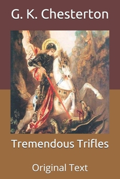 Paperback Tremendous Trifles: Original Text Book