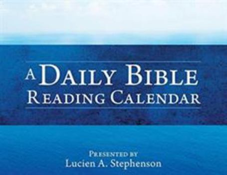 Paperback A Daily Bible Reading Calendar Book