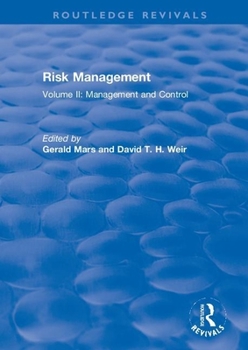 Paperback Risk Management: Volume II: Management and Control Book