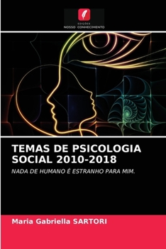 Paperback Temas de Psicologia Social 2010-2018 [Portuguese] Book