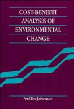 Hardcover Cost-Benefit Analysis of Environmental Change Book