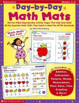 Paperback Day-By-Day Math Mats: Grades 1-2 Book