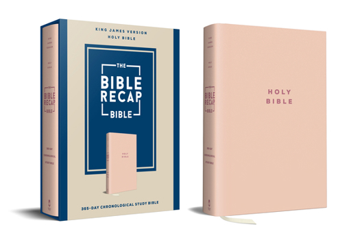 Imitation Leather The Bible Recap 365-Day Chronological Study Bible: King James Version--Imitation Leather, Pink Book