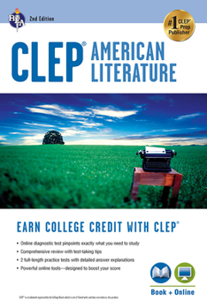 CLEP American Literature w/ TestWare CD - Book  of the REA CLEP Test Preps
