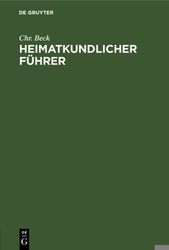 Hardcover Heimatkundlicher Führer: Für Junge Wanderer [German] Book