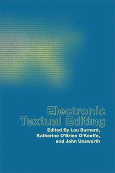 Paperback Electronic Textual Editing [With CDROM] Book