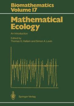 Paperback Mathematical Ecology: An Introduction Book