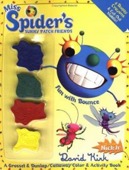 Paperback Fun with Bounce [With 4 Character-Shaped Crayons] Book