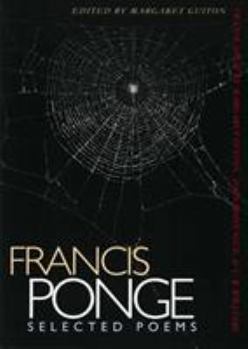 Paperback Francis Ponge: Selected Poems Book