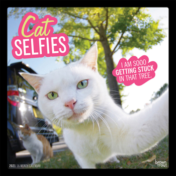 Calendar Cat Selfies 2021 Square Book