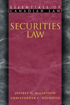 Paperback Securities Law Book
