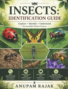 Paperback Insects: Identification Guide Book