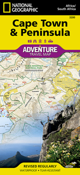Map Cape Town and Peninsula Map [South Africa] (National Geographic Adventure Map, 3200) Book