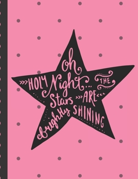 Oh Holy Night The Stars Are Brightly Shining: Buffalo Plaid Christmas Planner Gift: Holiday Theme Gift Under 10 Stocking Stuffer Christmas Eve Christmas Gift Holiday Organizer Elf Antics Menu Planning