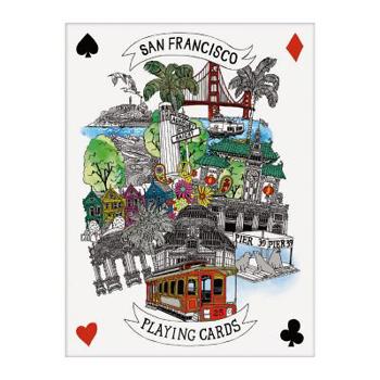 Toy San Francisco Playing Cards Book