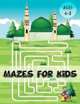 Maze Book for Kids 4-8: Brain Challenging Maze Puzzles for Kids, Maze Activity Book for Kids
