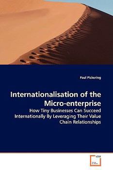 Paperback Internationalisation of the Micro-enterprise Book