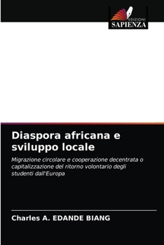 Paperback Diaspora africana e sviluppo locale [Italian] Book