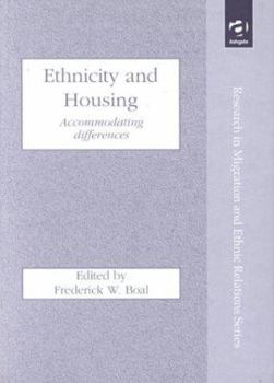 Hardcover Ethnicity Housing: Accommodating Differences (Research in Ethnic Relations Series) Book