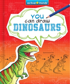 Library Binding You Can Draw Dinosaurs Book