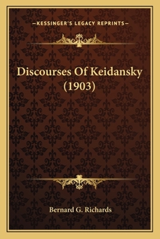 Paperback Discourses Of Keidansky (1903) Book