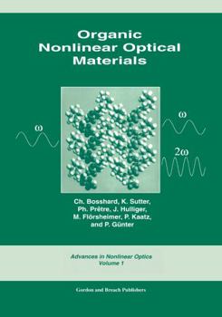 Paperback Organic Nonlinear Optical Materials Book