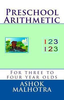 Paperback Preschool Arithmetic: For three to four year olds Book