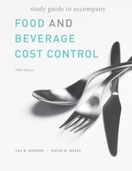 Hardcover Food and Beverage Cost Control Book