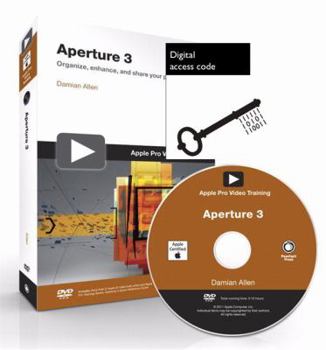 Paperback Aperture 3: Organize, Enhance, and Share Your Photos [With DVD ROM] Book