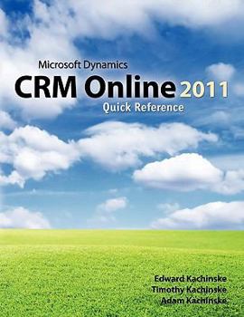 Paperback Microsoft Dynamics CRM Online 2011 Quick Reference Book