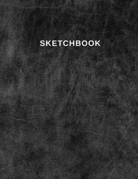 Paperback Sketchbook: 8.5" X 11" with Leather Style Cover for Sketching, Drawing and Doodling Book