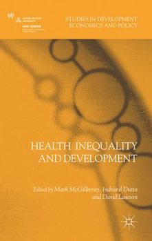 Hardcover Health Inequality and Development Book