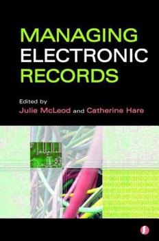 Hardcover Managing Electronic Records Book