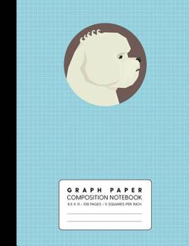 Paperback Graph Paper Composition Notebook: Bichon Frise - Quad Ruled 5 Squares Per Inch for Math & Science Book