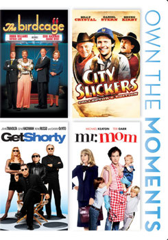 DVD Birdcage / City Slickers / Get Shorty / Mr. Mom Book
