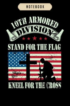 Notebook: 10th armored division veteran gift Notebook|6x9(100 pages)Blank Lined Paperback Journal For Student, kids, women, girls, boys, men, birthday gifts|Veterans day gifts notebook