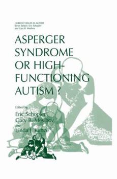 Hardcover Asperger Syndrome or High-Functioning Autism? Book