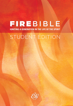 Hardcover Fire Bible-ESV-Student Book