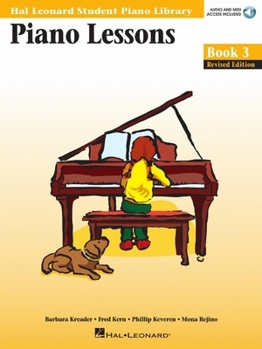 Paperback Piano Lessons Book 3 - Hal Leonard Student Piano Library Book/Online Audio [With CD (Audio)] Book