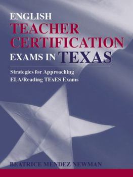 Paperback English Teacher Certification Exams in Texas Book